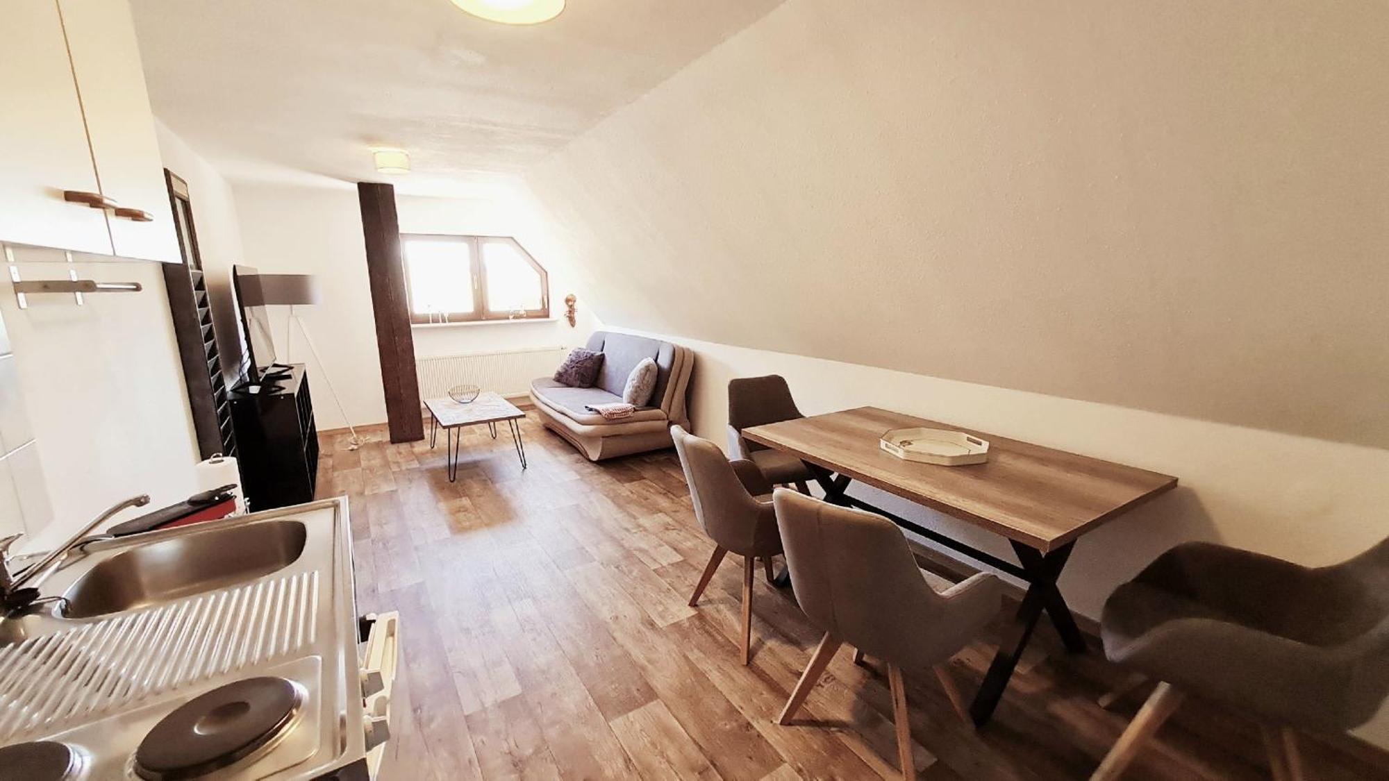 Apartamento Zum Wilden Michel Linach Exterior foto